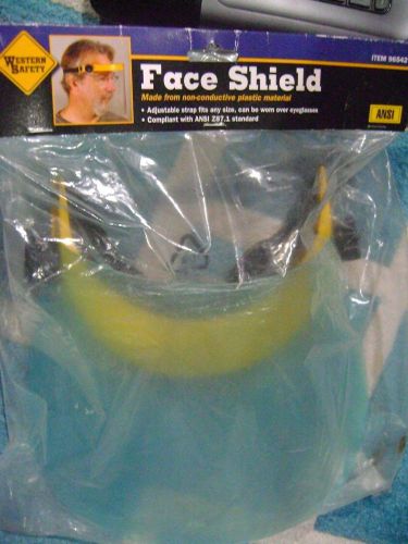 New western safety adjustab face shield visor mask, sanding, grinding, polishing for sale