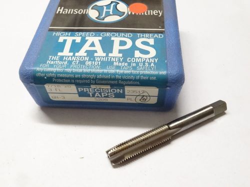 new HANSON WHITNEY 7/16-20 UNF GH-3 H3 3FL 3-Flutes Plug Spiral Point Tap 23517