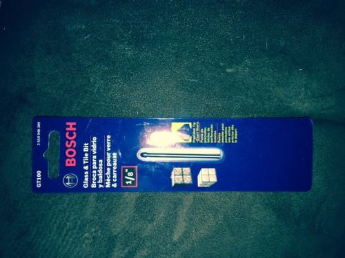 Bosch GT100 1/8&#039;&#039; Glass &amp; Tile Bit New