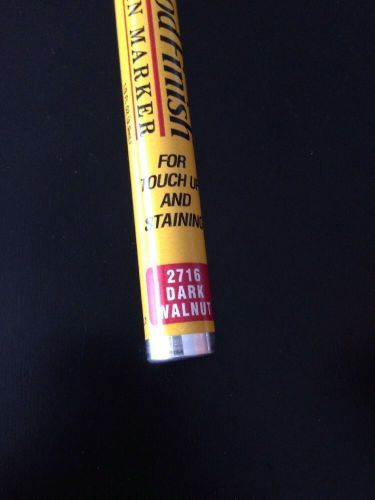 Minwax 2716 Wood Finish Stain Marker Interior Wood, Dark Walnut. Like Brand New!