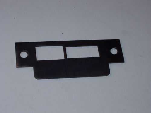 Baldwin mortise lock, door striker plate #6040.102 oil rubbed bronze finish. for sale