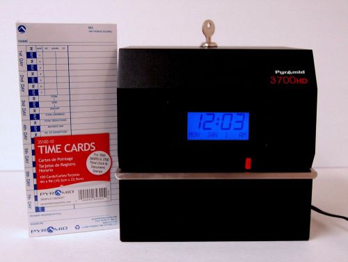 Pyramid 3700 Heavy-Duty Time Clock &amp; Document Stamp