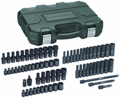 GearWrench 84903 1/4-Inch Drive Impact Socket Set SAE/Metric  71-Piece