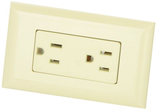 Diamond Group WDR15IV Ivory 15 Amp Decor Speed Box Receptacle