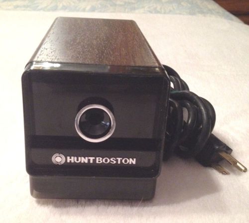 Hunt Boston Electric Wood Grain Pencil Sharpener Model 17 Cleaned - Maintenanced