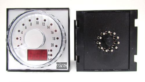 SITEC 0-20 Range Timer For Spiral Mixers: VMI, Lucks, Sotoriva, Etc.