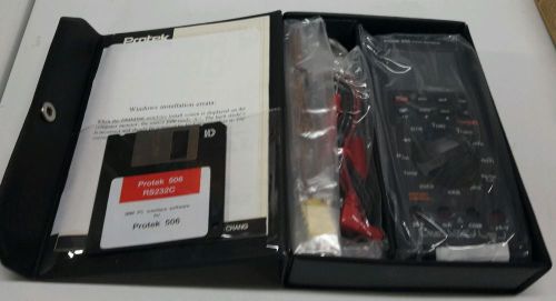 Protek Digital Multi Meter 506 NP Brand New In Box w/case