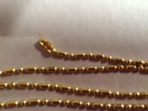 40&#034; Ball Bar  Chain Brass # 3 , Bag of 138 chains