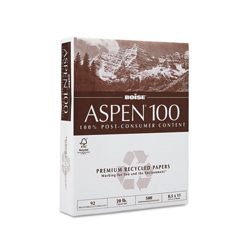 Boise® aspen 92 bright 100% recycled office paper (5000/carton) for sale