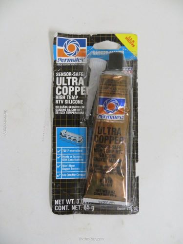 Permatex 81878 High Temp RTV Silicone Gasket Maker Ultra Copper 3 Oz.