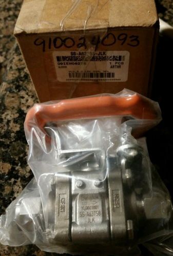 SWAGELOK SS-63TS8-JLK* 3 Piece 60 Series 1/2&#034; Ball Valve NIB