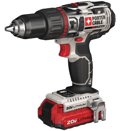 Porter-Cable 20V MAX Cordless Lithium-Ion Hammer Drill Kit PCC620LB NEW