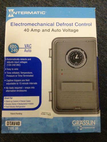 DTAV40 electromechanical defrost control-timer