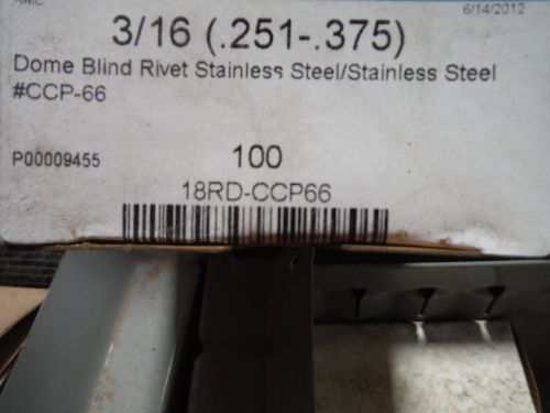 Rivet Stainless  3/16 (.251-.375)  (100pcs)