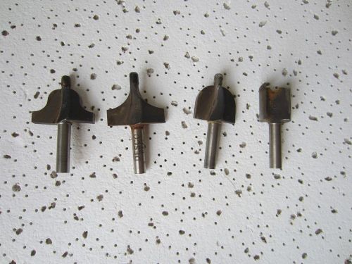 4 Flanged, Blunt Nosed Bits, 1 Stamped DESCO USA