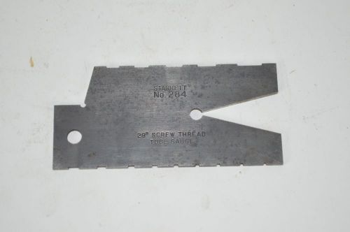 Vintage LS Starrett Company No 284 29 Degree Acme Screw Thread Gauge Gage