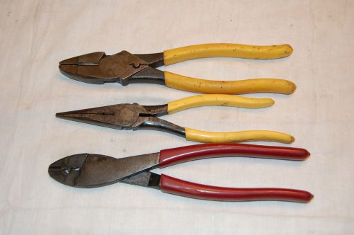 Assortment of Klein Pliers