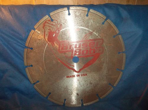 BRUSER BOB CONCRETE SAW BLADE 12 X 110 X 20 MM RPM 6200 WET/DRY CUT NEW!!