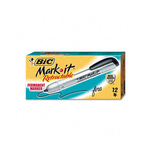 Bic Corporation Mark-it Retractable Permanent Marker