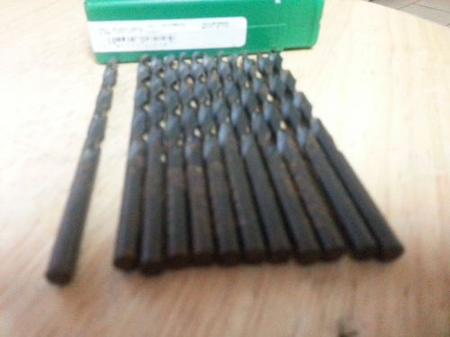 Precision Twist Drill 018210 Jobber Length Drill  R18B Bit Size  # 10   3/16&#034;