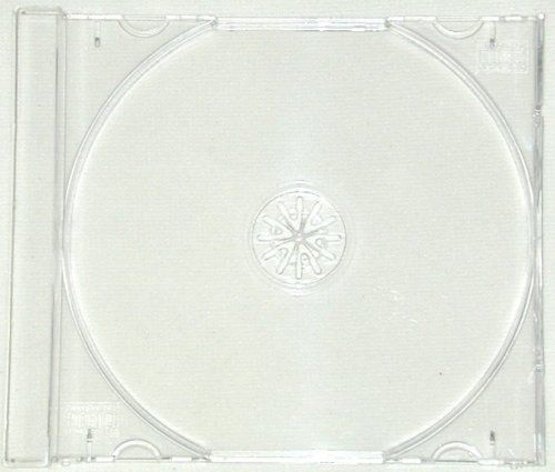 12 SINGLE CD TRAYS - CLEAR