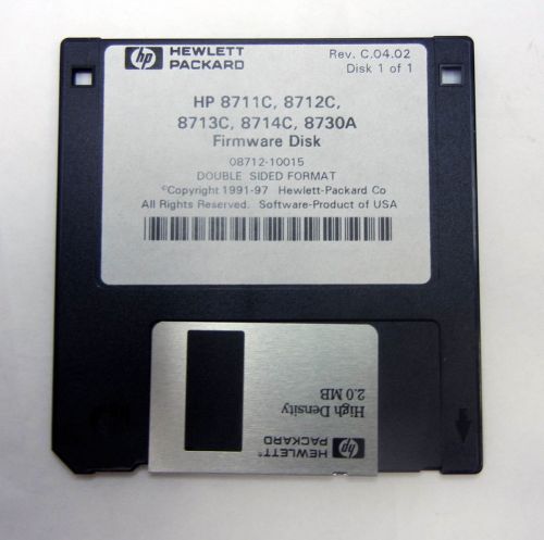 HP 8711C, 8712C, 8713C, 8714C, 8730A FIRMWARE DISK