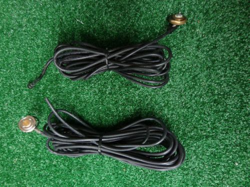 Motorola kenwood mobile radio antenna coax 3/4&#034; mount w/mini uhf conn lot 2  #a for sale