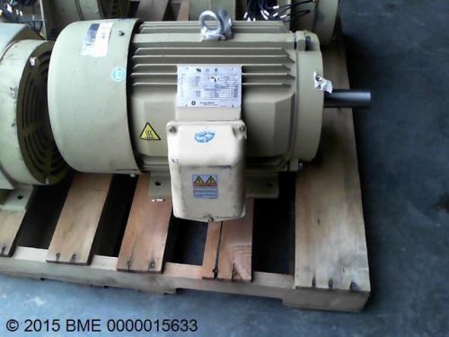 GE 230/460V 5KS256STE205 ELECTRIC MOTOR --- 20HP --- 1750RPM --- 256T --- TEFC