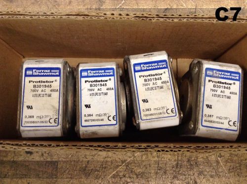 Ferraz Shawmut B301945 Fuse Protistor 700VAC 450A-Lot of 4