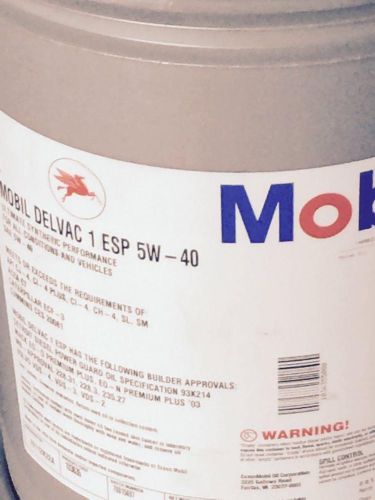 Mobil Delvac 1 Esp 5W-40 Motor Oil 5 Gallon