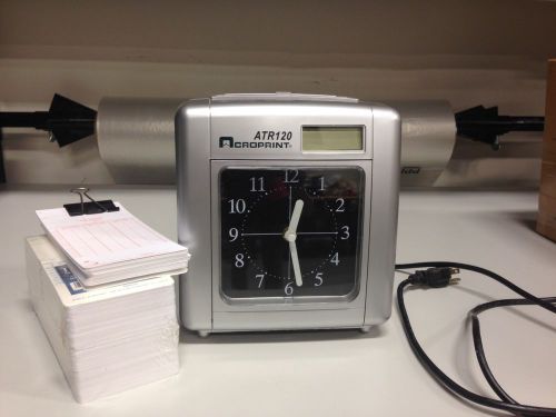 ATR120 Acroprint Timeclock and Timecards