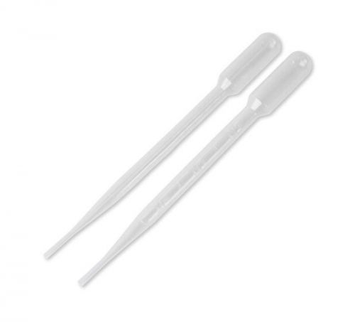 NEW 100PCS 3ML Plastic Disposable Transfer Oils Pipettes Eye Dropper USEF .E