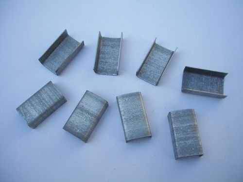 1000pcs 1/2&#034; open metal seals (length 1&#034;) for steel strapping for sale