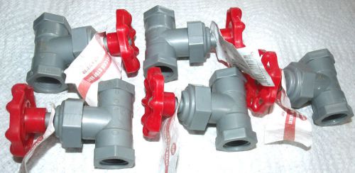 Celcon Stop Valve 1/2&#034; FIP Lot of 5 VALVES PLUMBING FITTINGS