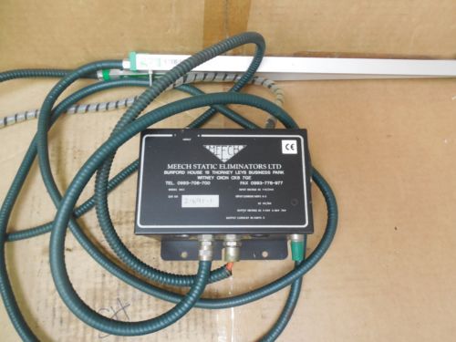 Meech Static Power Supply Model 903 240 VAC w. (2) Model 910 Anti-Static Bar