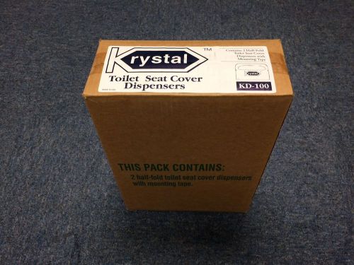 Toilet Seat Cover Dispenser, Krystal, KD-100, 2 per pack