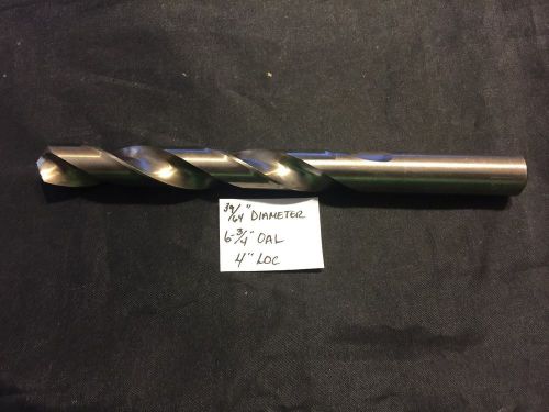 39/64&#034; Diameter x 6-3/4&#034; OAL x 4&#034; LOC Cobalt Drill