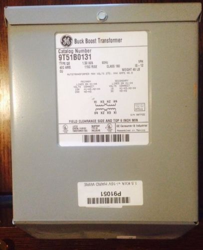 GE Buck Boost Electric Transformer    120/240(i) - 16/32(o)  9T51B0131