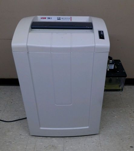 HSM 390.3 PROFESSIONAL SHREDDER  WITH BIJUR AUTO OILER GREAT CONDITION