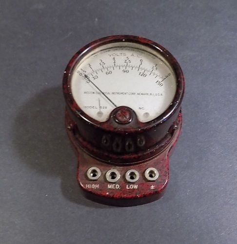 VINTAGE WESTON VOLTAGE   VOLTAMETER 528