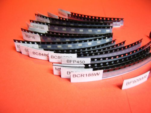 480 pcs SMD TRANSISTORS - 26 TYPES