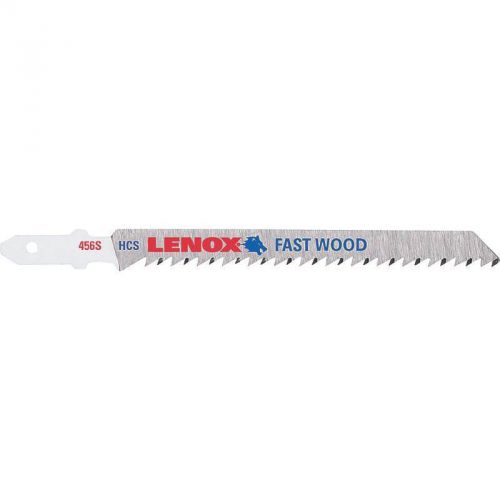 2Pk Jig Saw Blade, 4&#034; L x 5/16&#034; W, 6 TPI Lenox Wood Cutting 20751CT456S