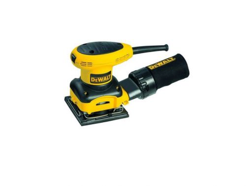 DEWALT D26441 2.4 Amp 1/4 Sheet Palm Grip Sander with Cloth Dust Bag