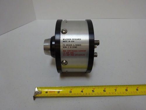 WILCOXON F4 VIBRATION SHAKER FORCE ACCELEROMETER TESTING AS IS BIN#TC-2