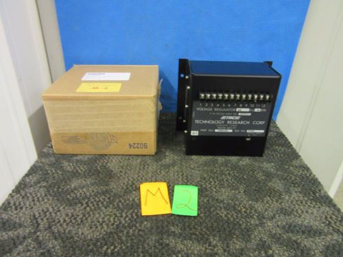 TRC TECHNOLOGY VOLTAGE REGULATOR MILITARY SURPLUS GENERATOR 19890-002 30KW NEW