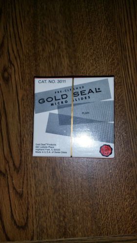 Cat. 3011 Gold Seal Microscope slides