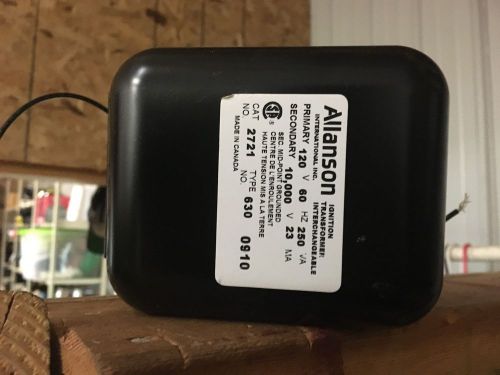 Allanson ignition transformer 2721 type 630 for sale