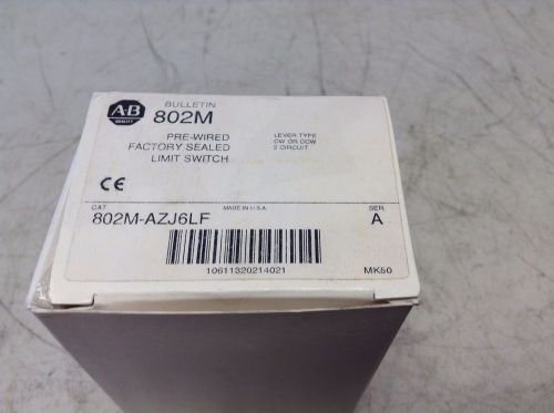 Allen Bradley 802M-AZJ6LF Limit Switch 802MAZJ6LF