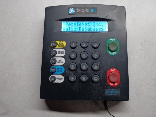 Peoplenet LT-1000 Employee Time Clock  P/N: D007-040-734