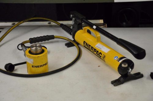 Enerpac P-39 steel hand pump with RCS502 Aluminum Hydraulic Cylinder(50 ton cap)